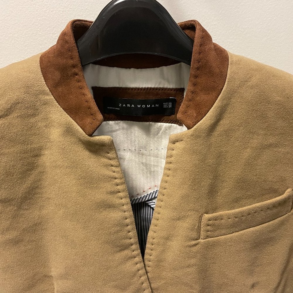 ZARA Suede Jacket (XS)